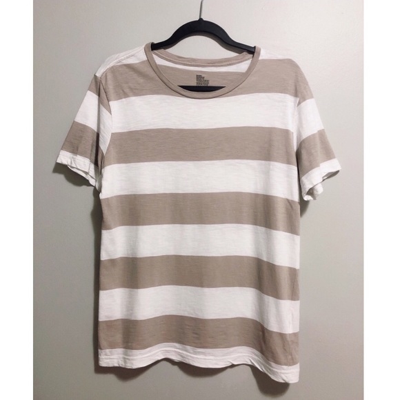 (MENS) H&M | Striped Tee - Picture 1 of 4